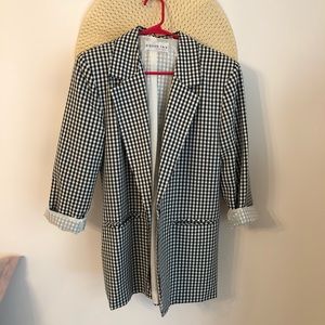 Vintage Gingham Blazer